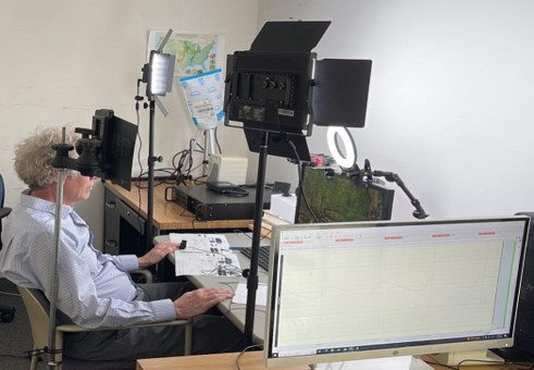 Tricam-rPPG recording setup